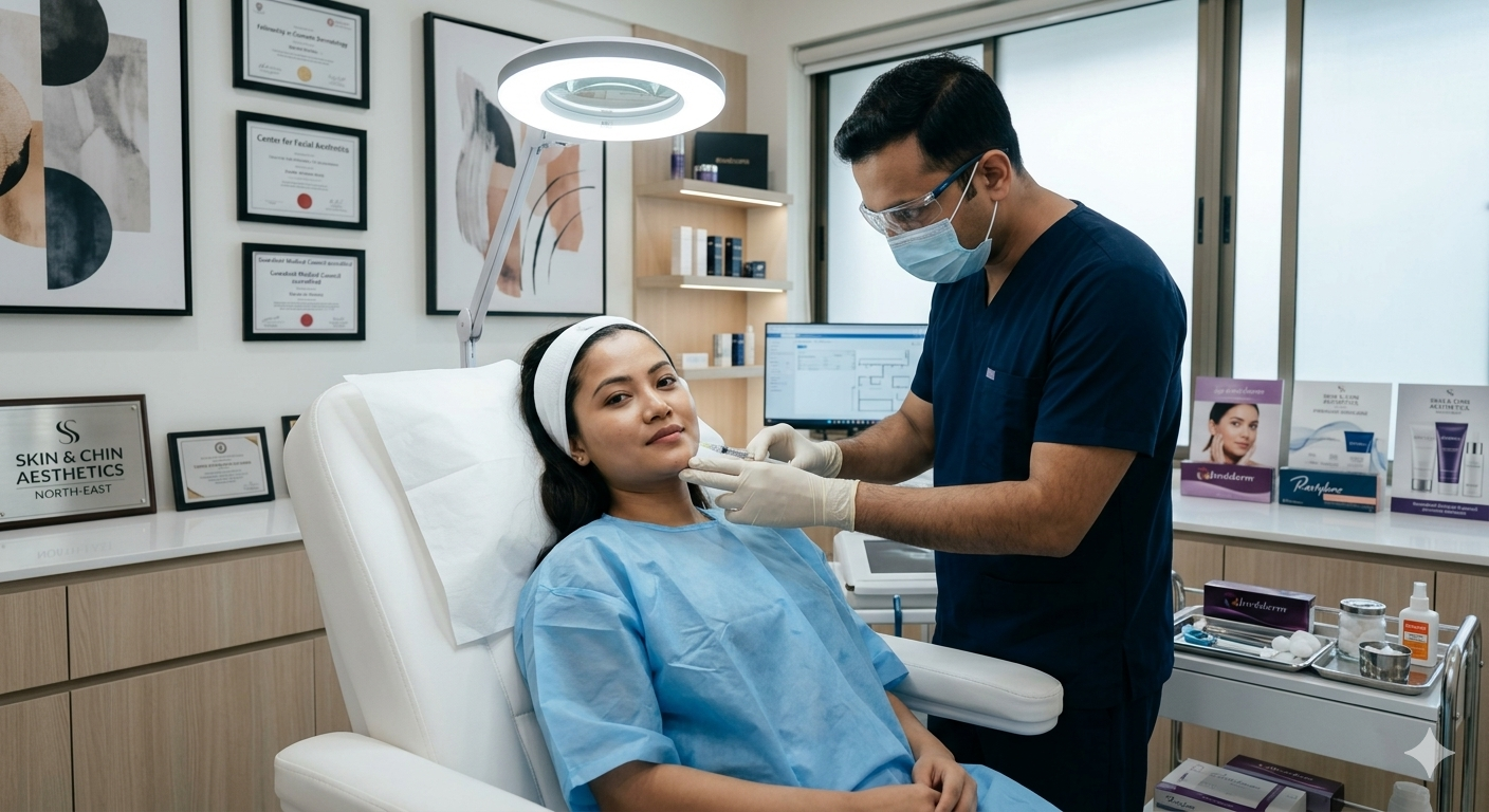 Chin Augmentation Surgery at KOQ10 Aesthetic Clinic Siliguri